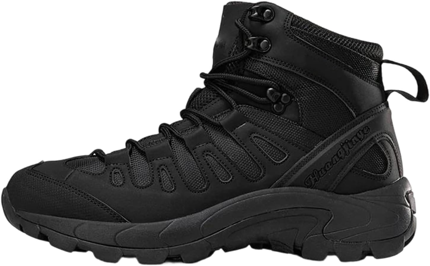 

Мужские тактические ботинки Alloaone с дышащей сеткой, легкие походные ботинки для тренировок на открытом воздухе, черный