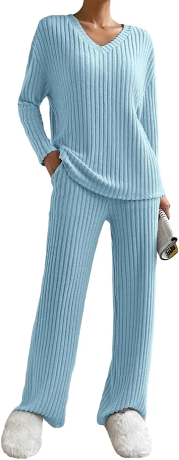 Женский спортивный костюм Ribbed, Generic, синий