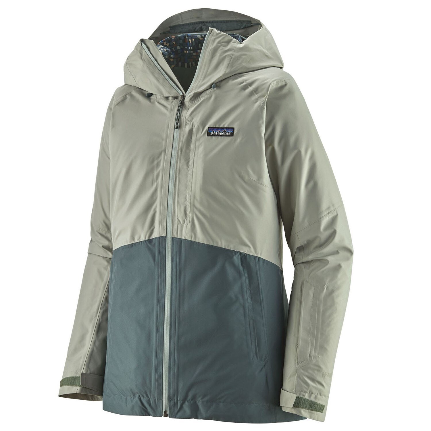 

Куртка Patagonia 3-in-1 Powder Town, цвет Sleet Green