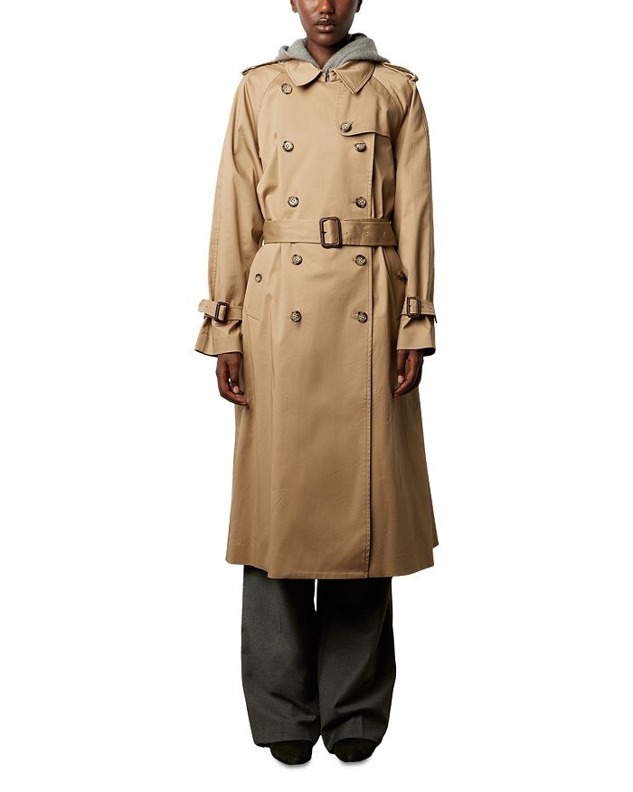 

Тренч Gerard Darel из саржа, коричневый/бежевый