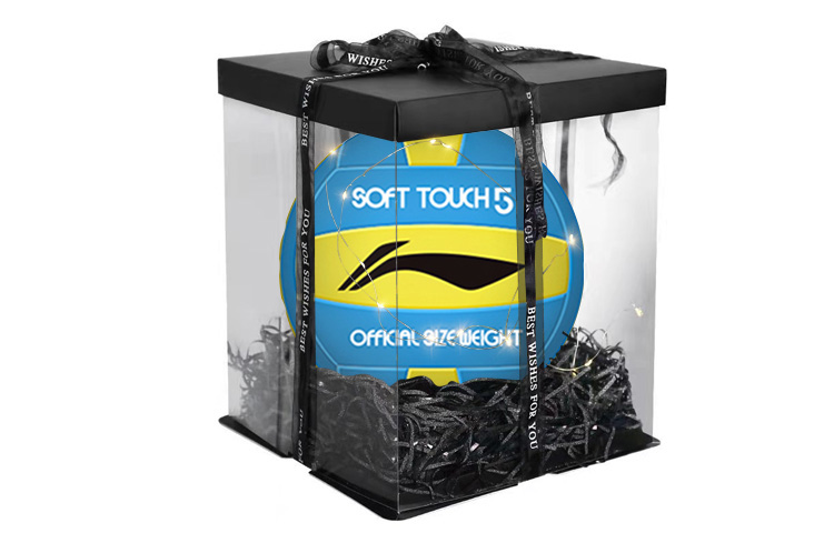 

LINING ПВХ волейбольный мяч размер 5 унисекс синий желтый белый