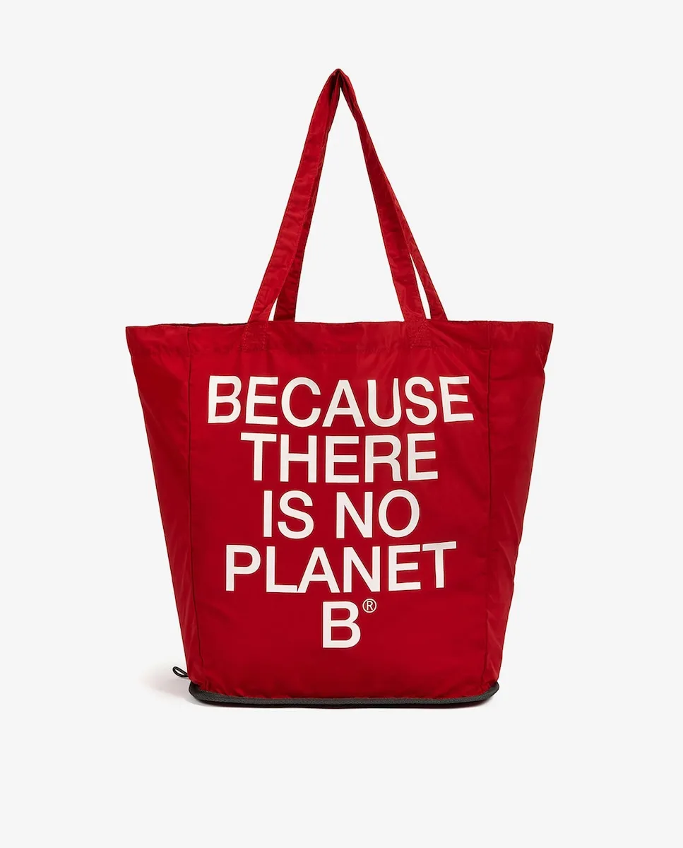

Складная сумка-шоппер с двойной ручкой Ecoalf, красный