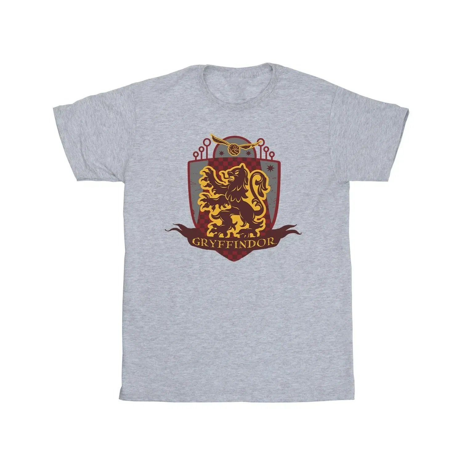 Футболка Gryffindor Chest Badge Harry Potter, серый — фото 2