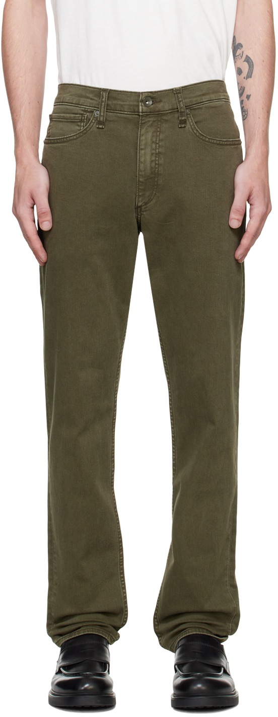 

Узкие джинсы цвета хаки Fit 2 rag & bone