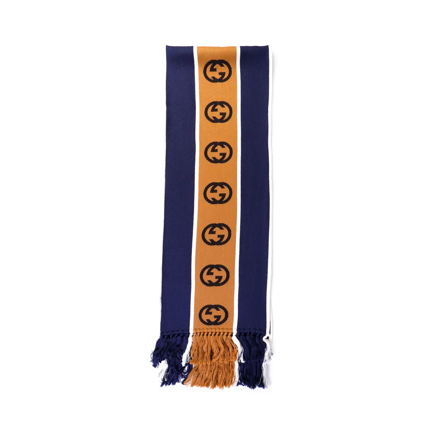 

GUCCI Вязаный шарф мужской, Blue