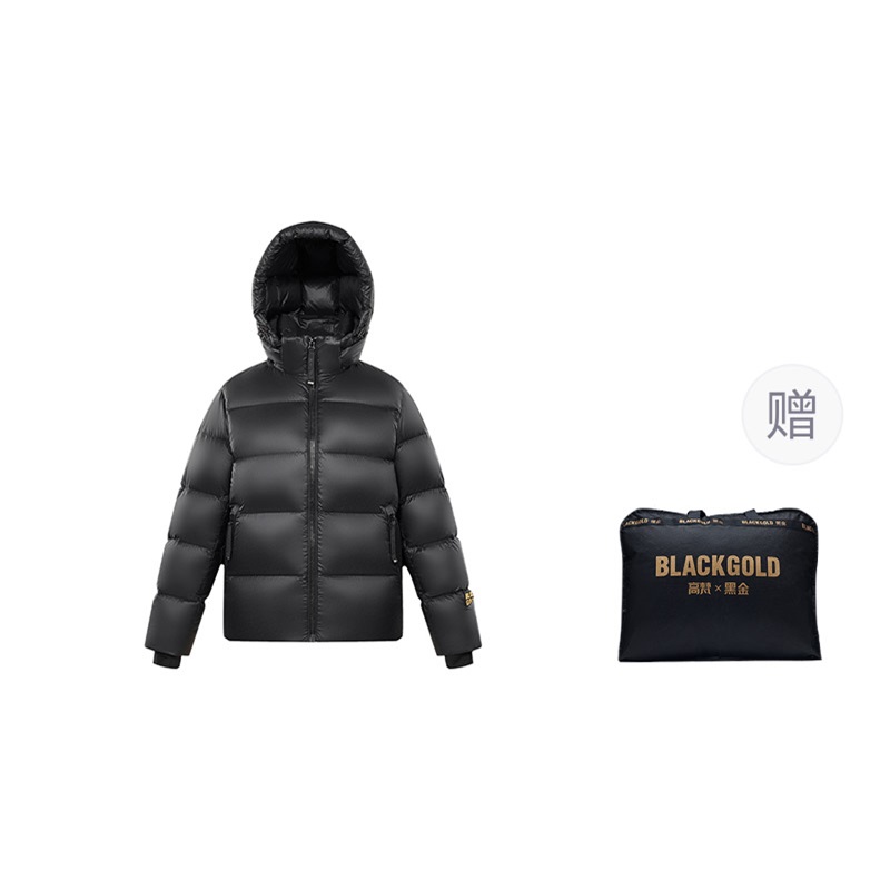 

GOLDFARM Пуховик унисекс черный, Black