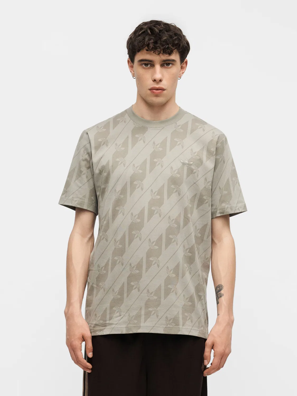 Рубашка Adidas Originals, зеленый — фото 2