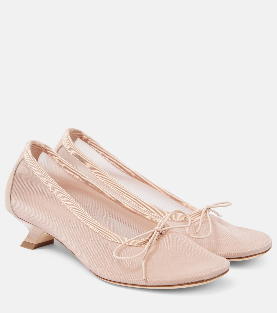 Балетки из сетки Simone Rocha, розовый