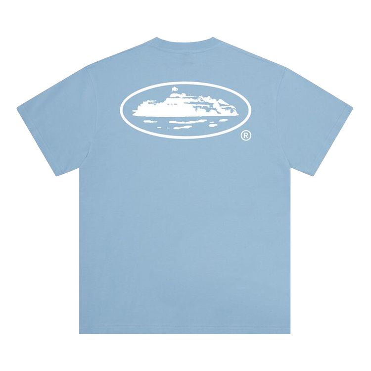 

Футболка Corteiz OG Island Tee 'Baby Blue', синий