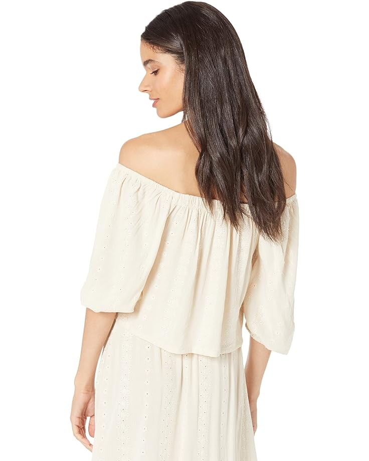 

Топ Steve Madden Puff Off Top, цвет Unbleached