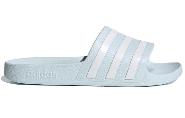 Тапочки adilette aqua slide 'halo blue' Adidas, голубой — фото 2