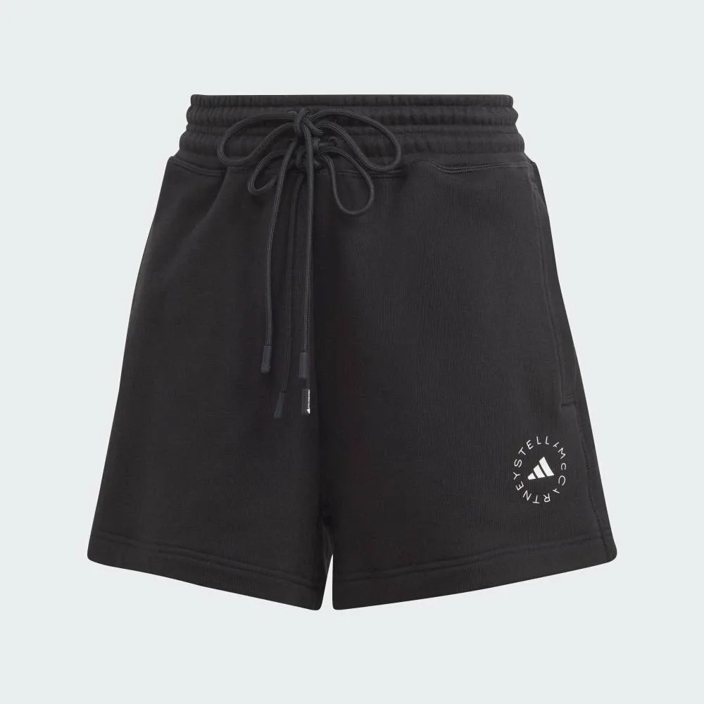 Брюки by Stella McCartney TrueCasuals Terry Shorts Adidas, black