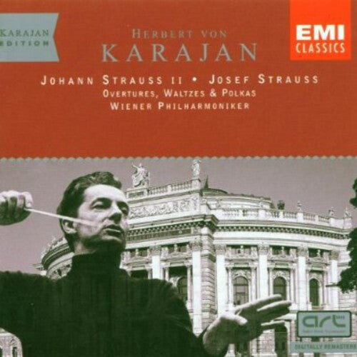 

CD диск Strauss, J. / Strauss, J. Jr / Karajan / Vienna Phil: Fledermaus/Blue Danube/&