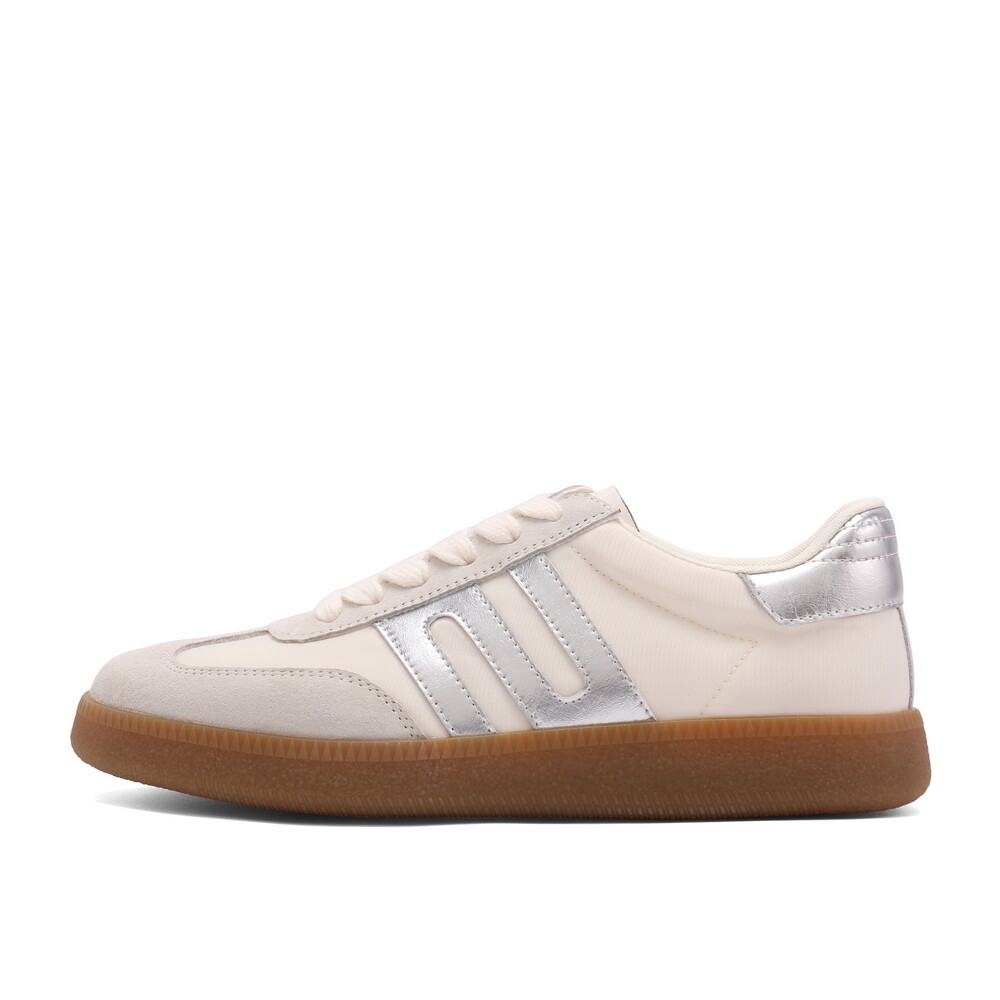 

Кроссовки Belle Skateboarding Low-top, бежевый/светло-розовый/серебристый