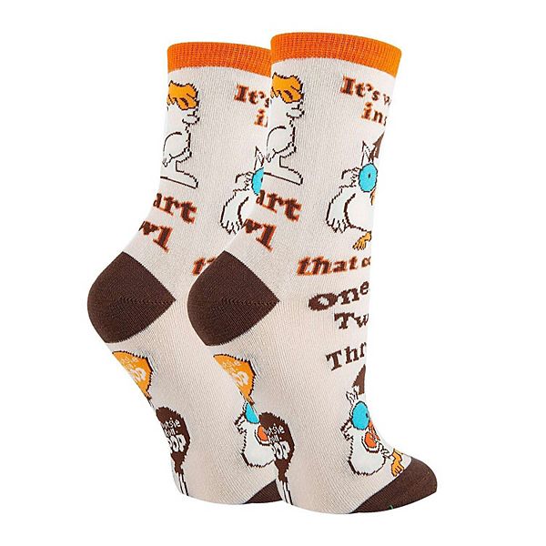 

Женские носки Crew с принтом Smart Owl Oooh Yeah Socks