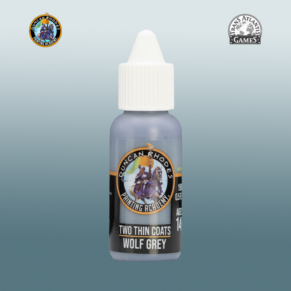

Аксессуары Duncan Rhodes Painting Academy Two Thin Coats: Wolf Grey (15ml)