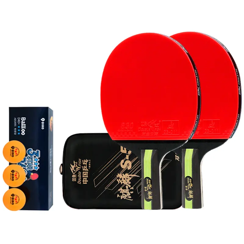 

DOUBLE FISH Ракетка для настольного тенниса DOUBLEFISH Unisex Black/Red