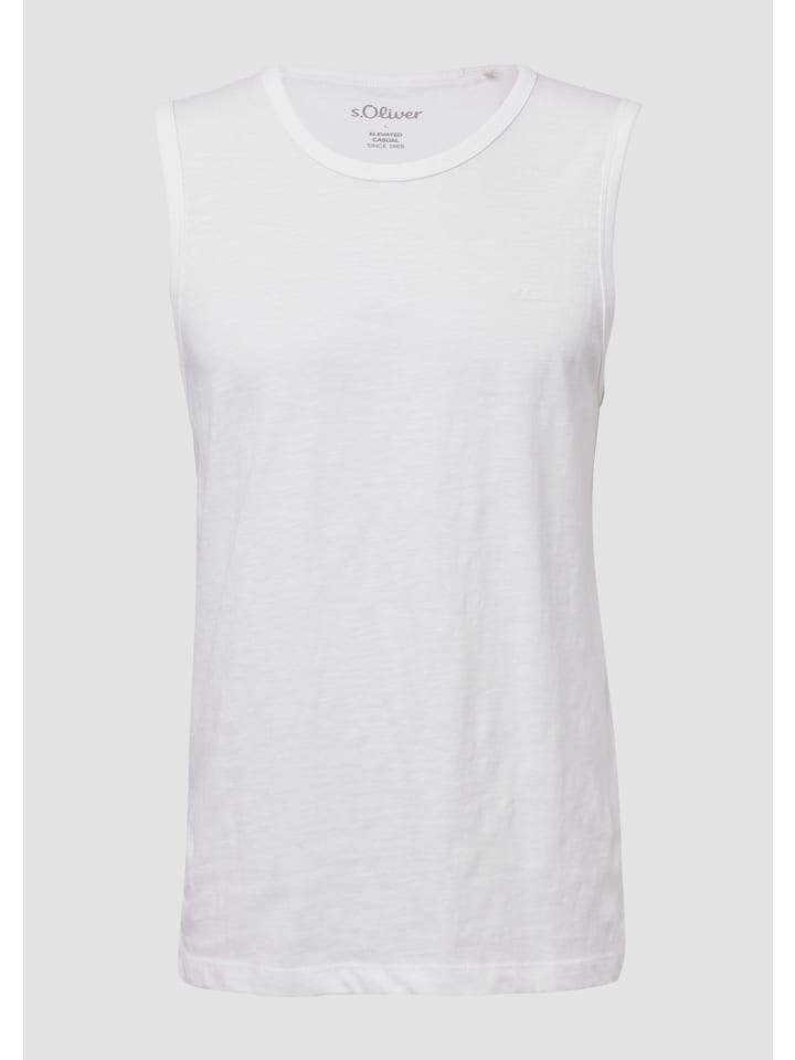 

Футболка в цвете 0100_white s.Oliver, Белый, Футболка в цвете 0100_white s.Oliver