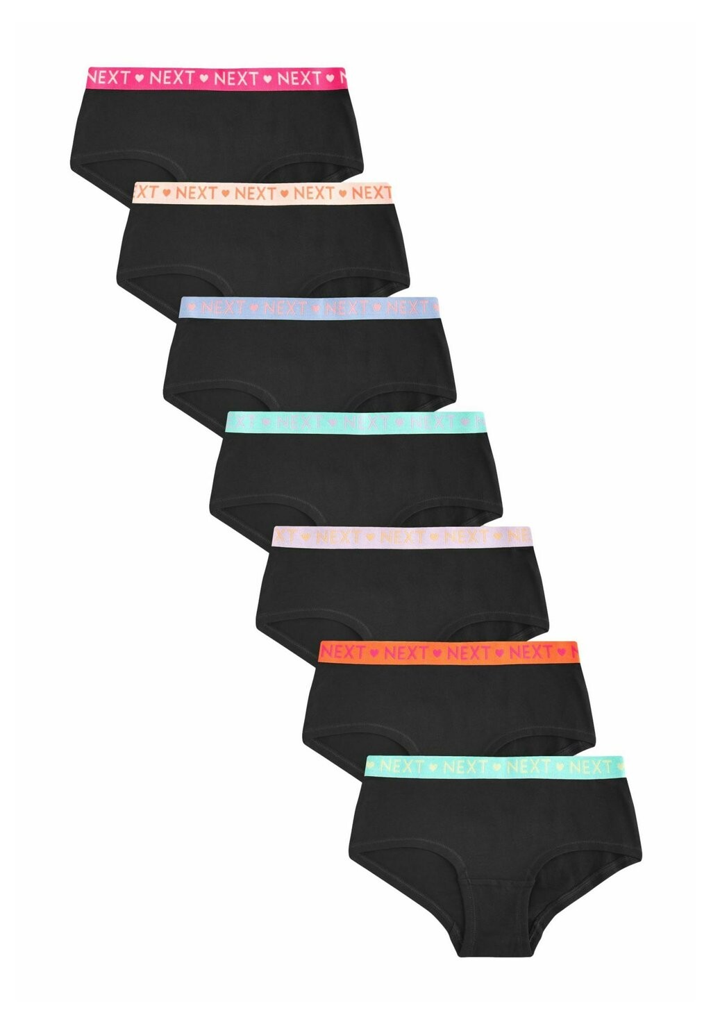 

Трусы BRIGHT ELASTIC 7 PACK Next, цвет black