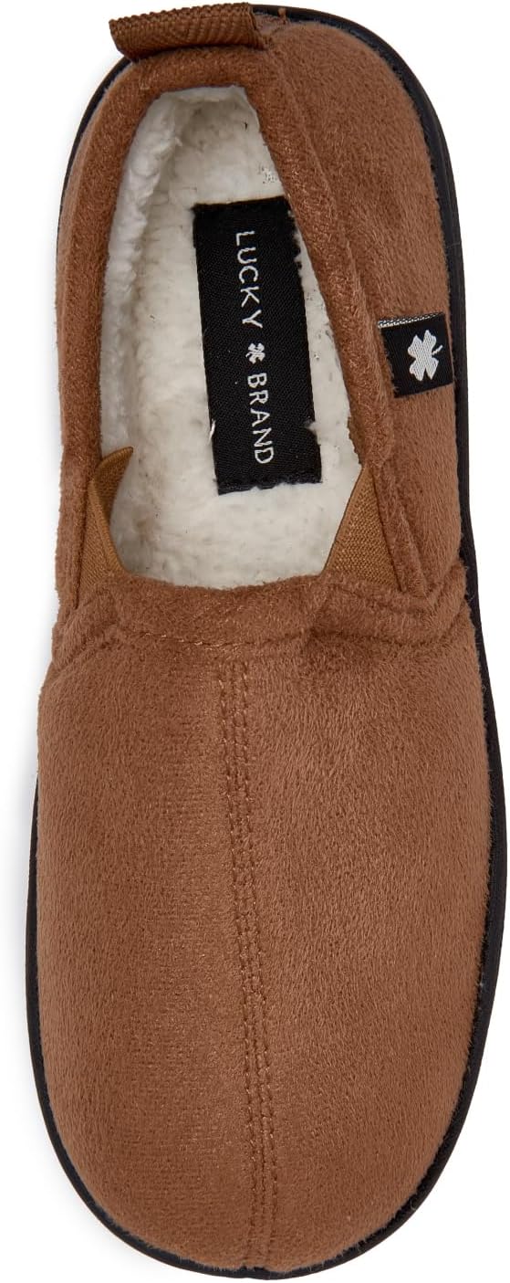 

Детские микрозамшевые тапочки Lucky Brand А-силуэта - уют и стильный дизайн для маленьких ножек, Tan