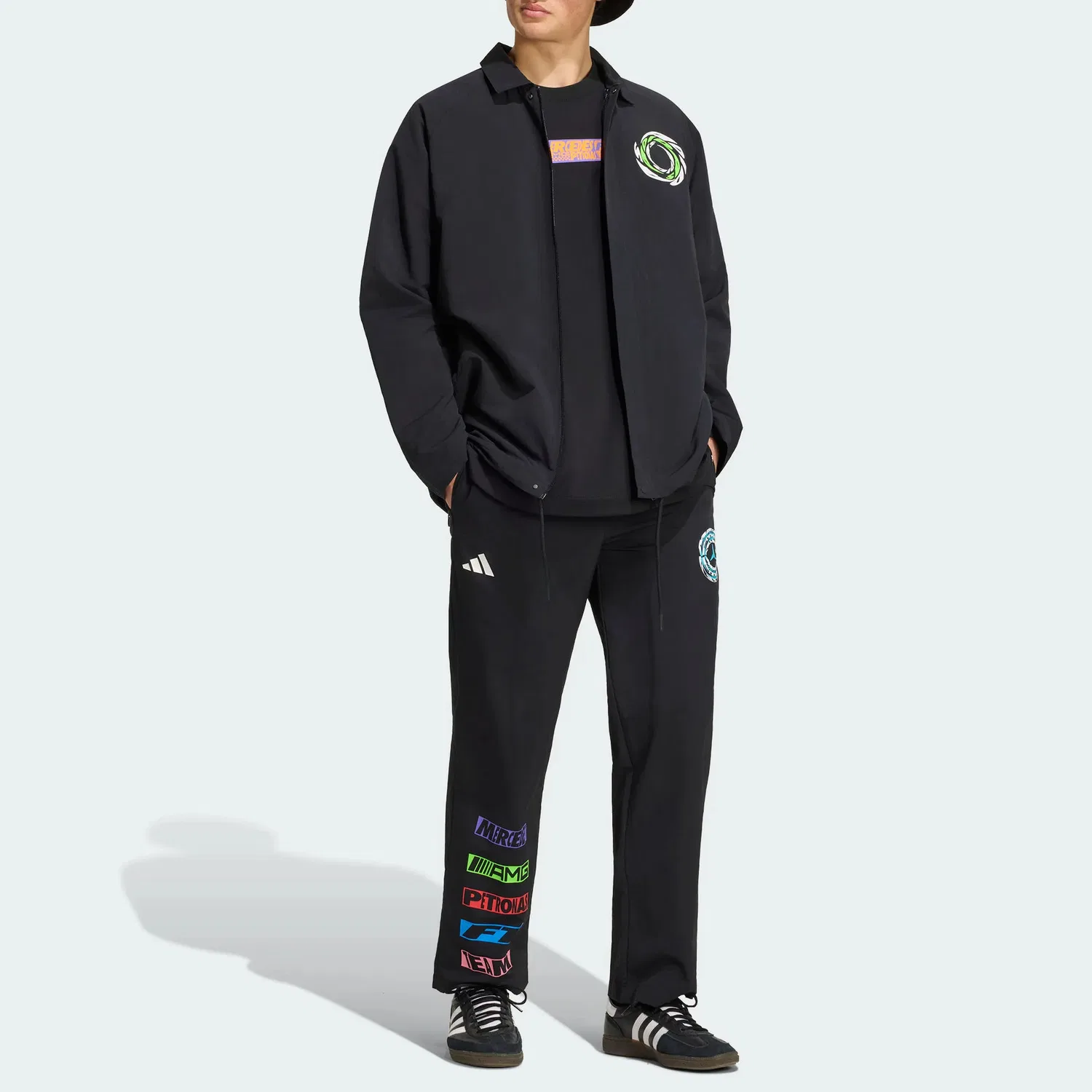 Куртка Mercedes AMG Adidas черная — фото 3