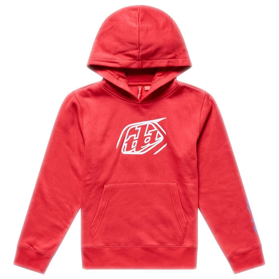 Толстовка с капюшоном и значком для молодежи Troy Lee Designs, Scarlet
