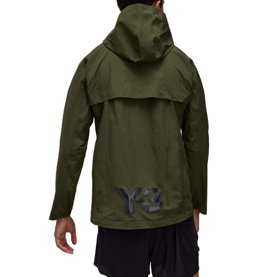 Куртка adidas x Y-3 Running, оливкого-зеленый — фото 4
