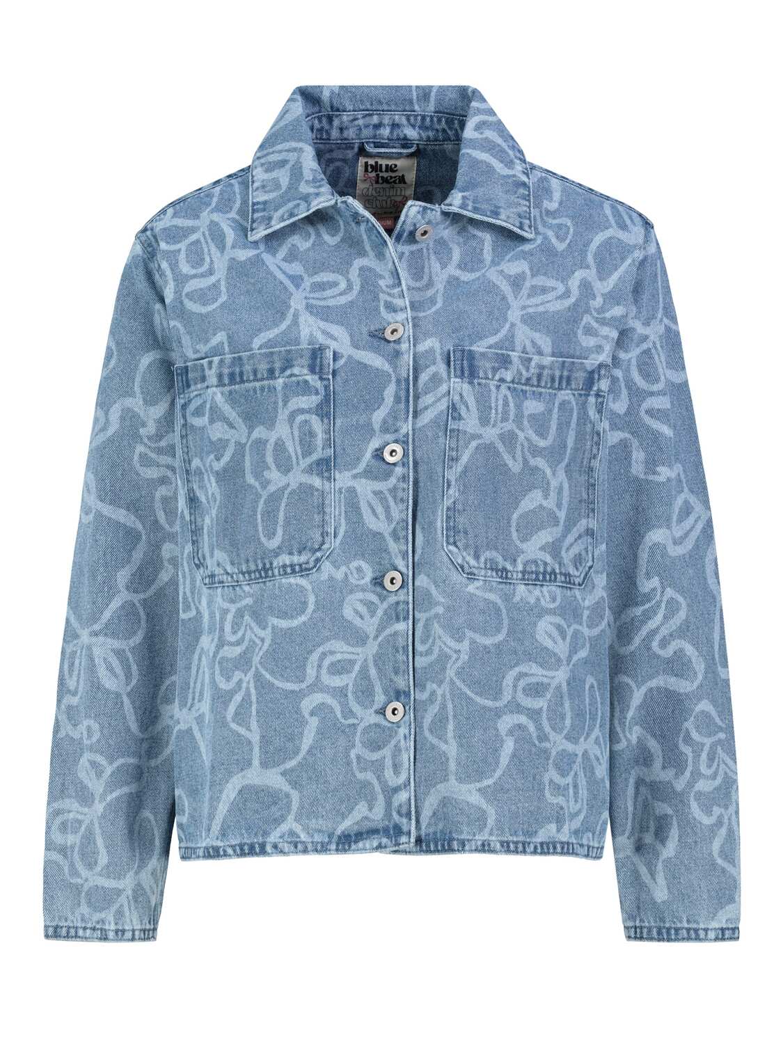 

Sublevel Куртка для межсезонья в голубом дениме, светло-голубой