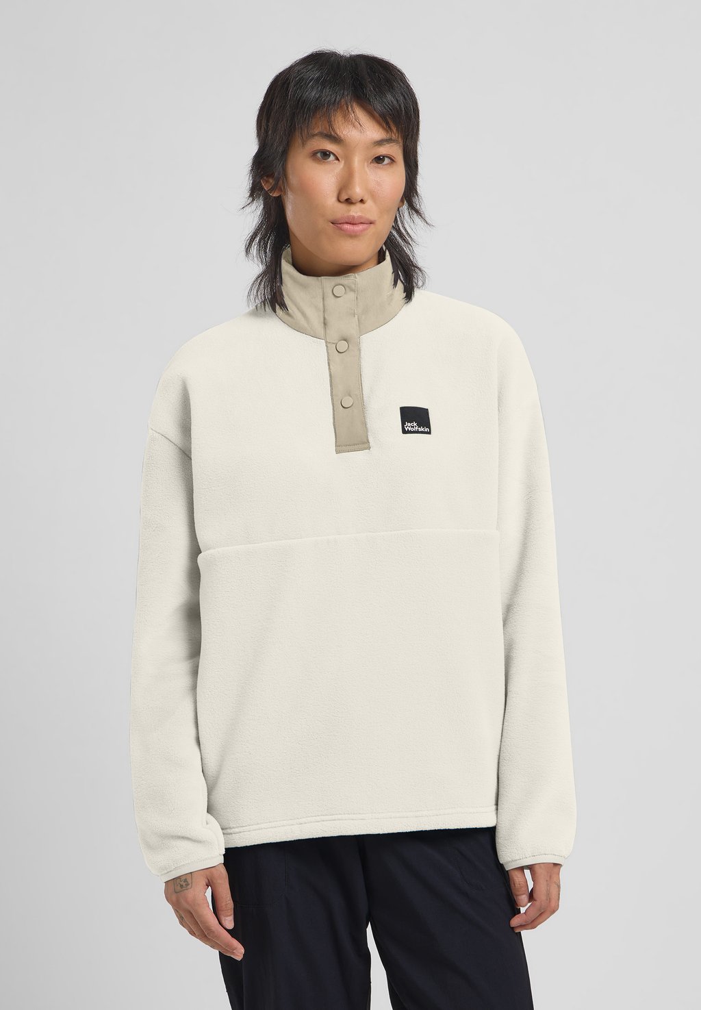 

Флисовый джемпер SUMETRO Jack Wolfskin, кремовый