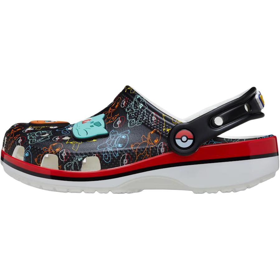 

Crocs Pokemon x Classic Clog устойчивые к истиранию низкие топы для малышей Black Infant And Toddler