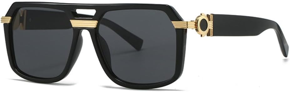 

Ретро-солнцезащитные очки квадратной формы для женщин, модные классические солнцезащитные очки для мужчин, дорожные солнцезащитные очки с плоской верхней частью MTZJH, C1