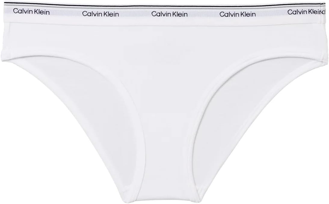 Комплект трусов Calvin Klein  Cotton Soft Stretch, 3 предмета, черный/белый/серый — фото 4