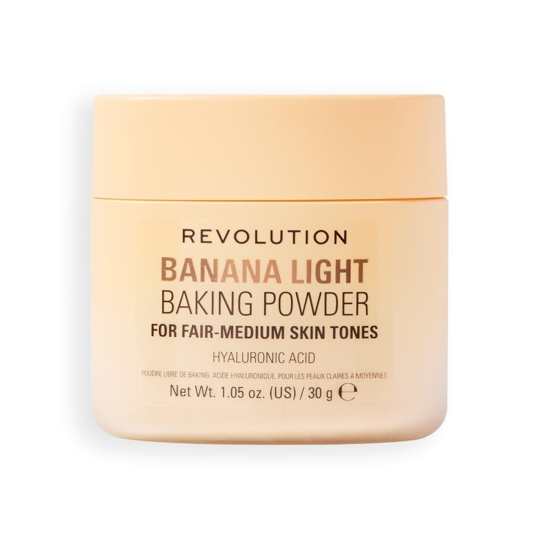 

Пудра для лица loose baking powder Revolution, banana light, вес 30 гр.
