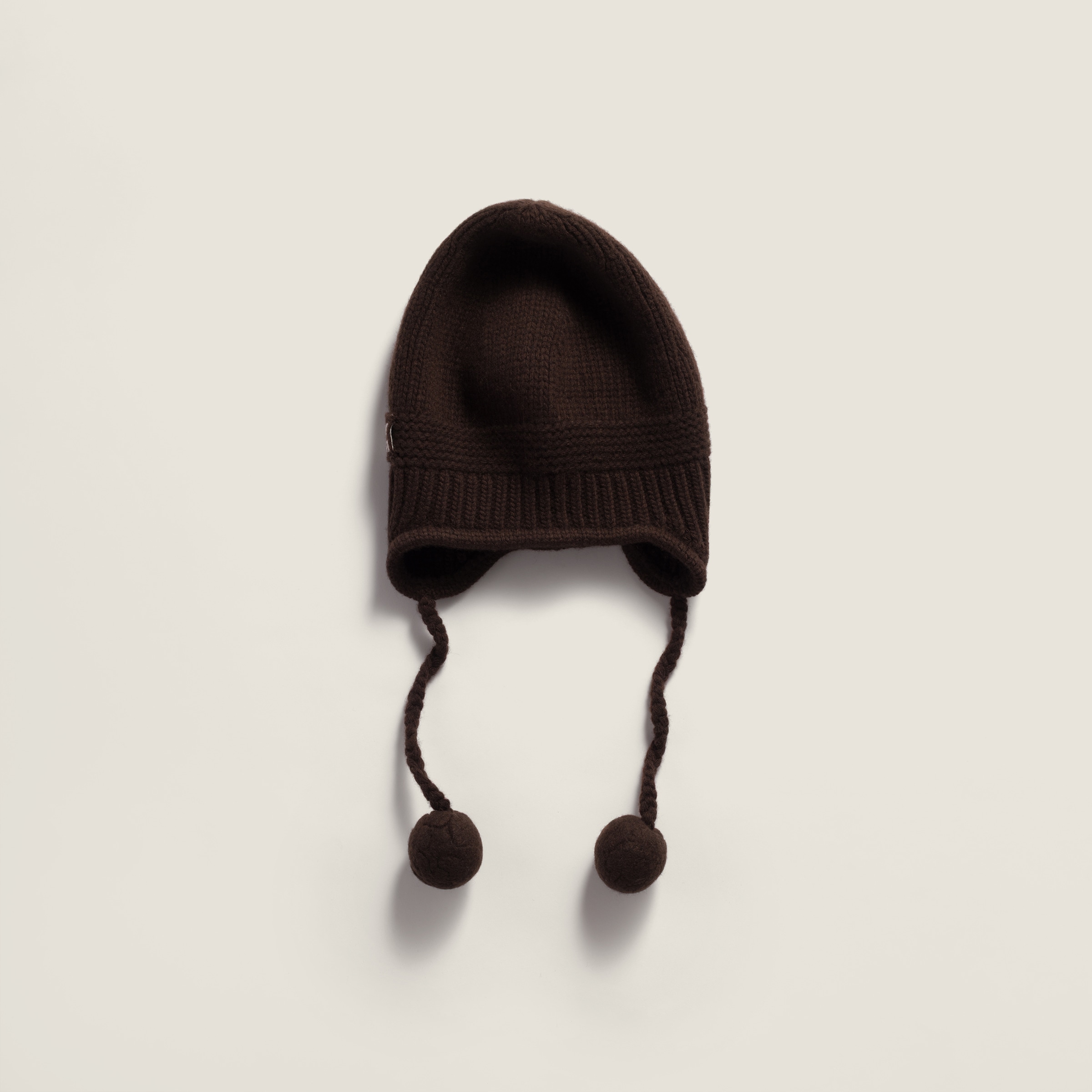 

Кашемировая шапка MIU MIU, темно-коричневый