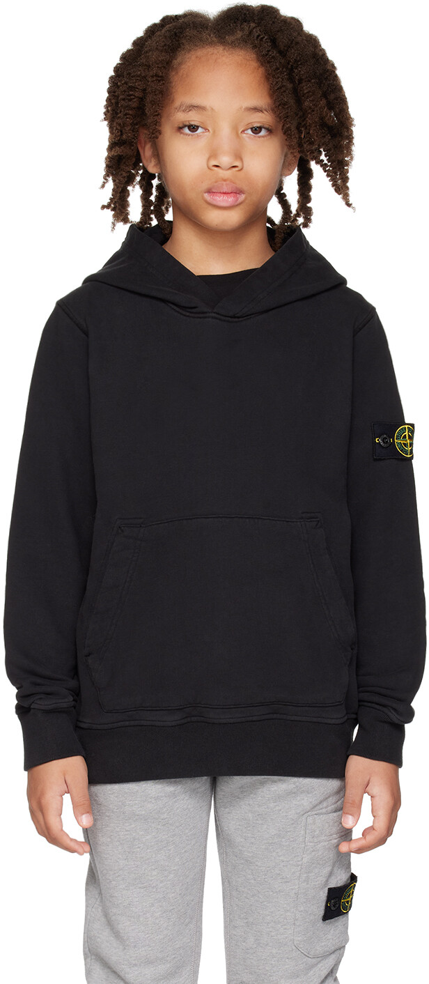 

Детская черная толстовка 61620 Stone Island Junior, Черный, Детская черная толстовка 61620 Stone Island Junior
