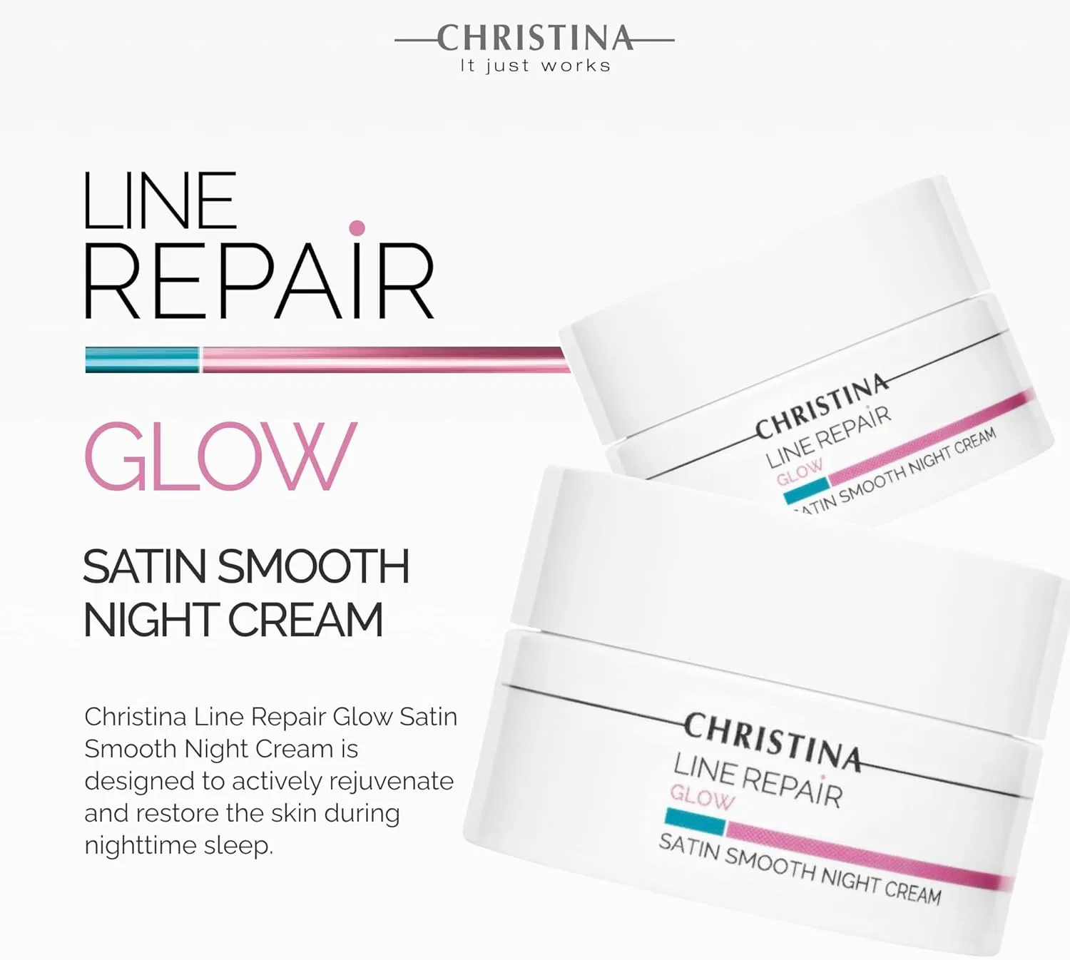 Ночной крем Christina SATIN SMOOTH NIGHT CREAM с коллагеном 50 мл — фото 2