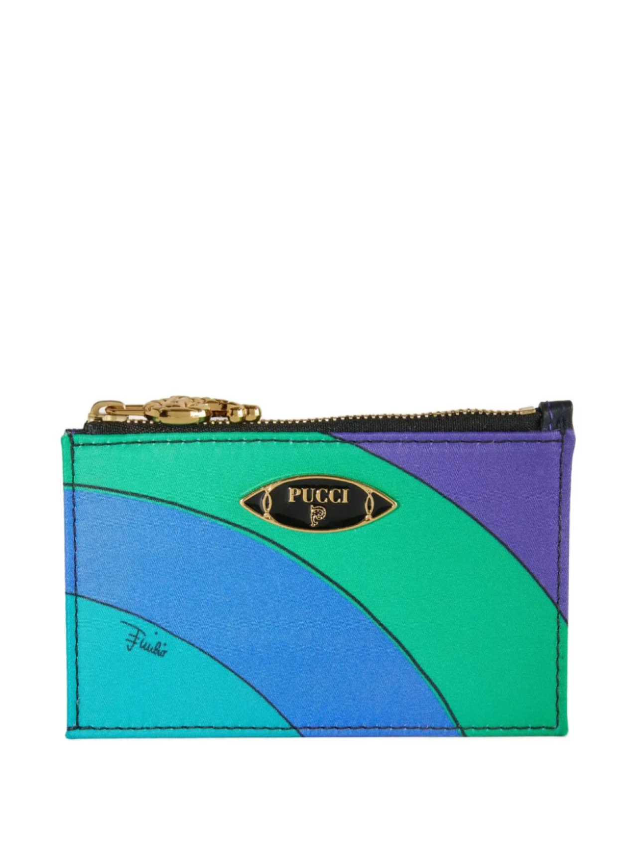 

Визитница PUCCI Iride-print, зеленый