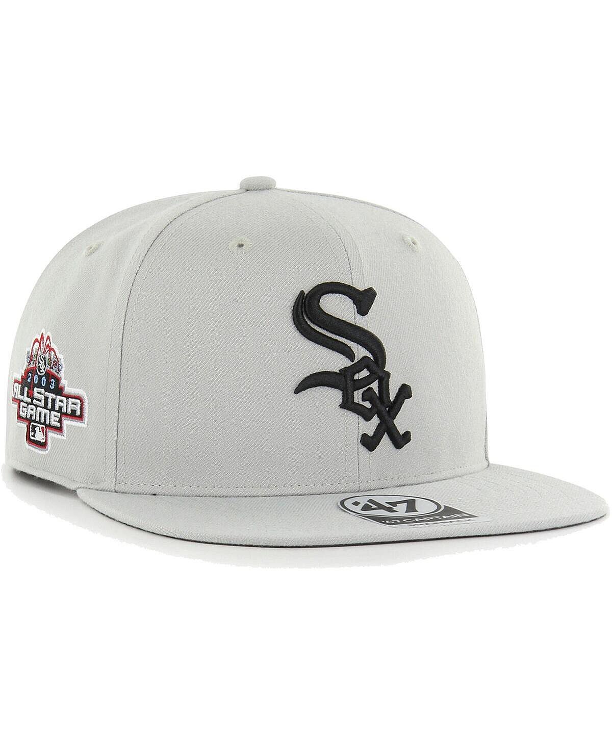 

Мужская серая кепка Chicago White Sox MLB All-Star Game Sure Shot Captain Snapback 2003 '47 Brand