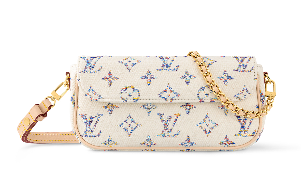 

Кошелек на цепочке Ivy Многоцветный Белый LOUIS VUITTON