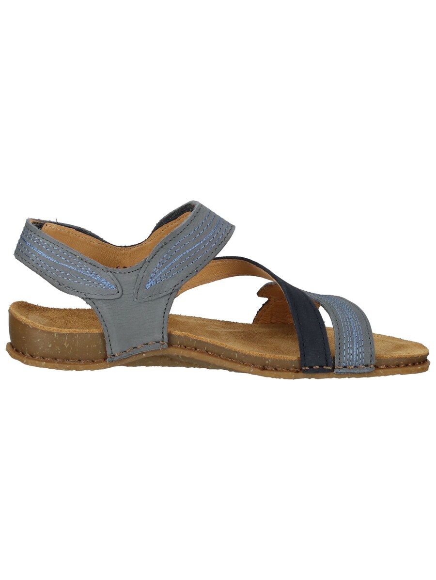 Сандалии EL NATURALISTA Panglao, цвет Navy/Smoke blue — фото 4