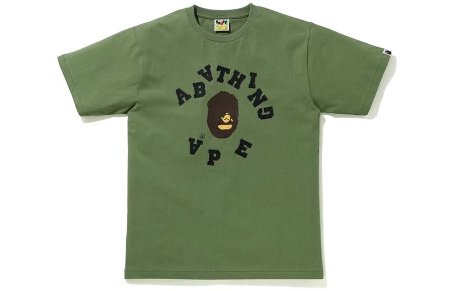 

Футболка Ape Head Series для мужчин A Bathing Ape, зеленый