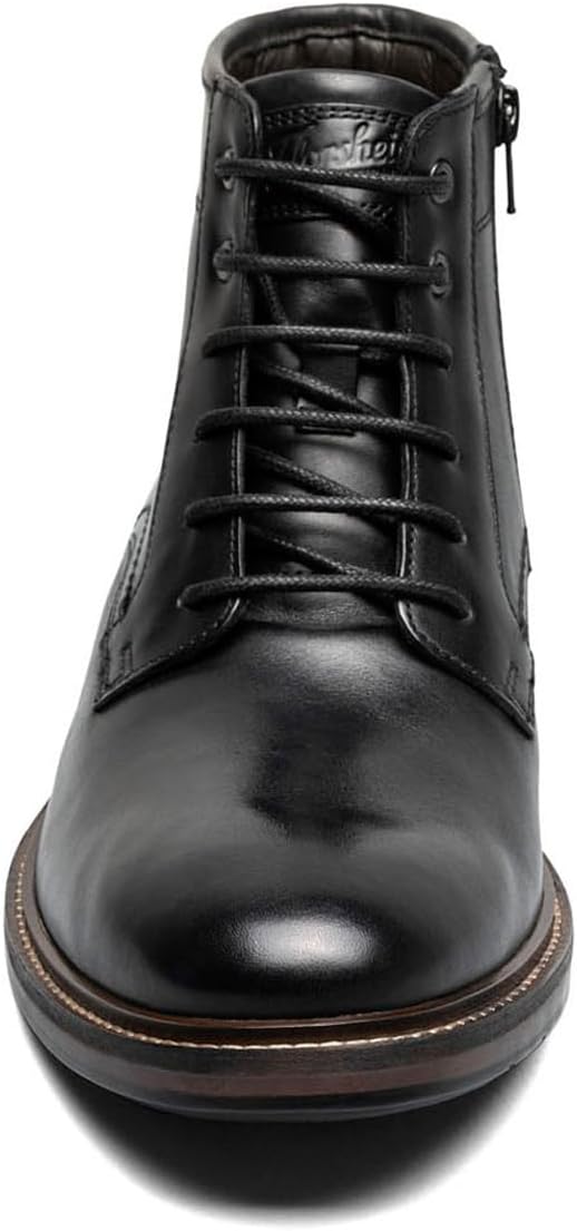Мужские ботинки Florsheim Forge с закрытым носком и шнуровкой, черные — фото 3