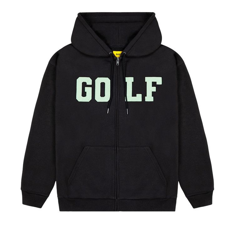 

Худи GOLF WANG College Cord Zip Up Hoodie, Black