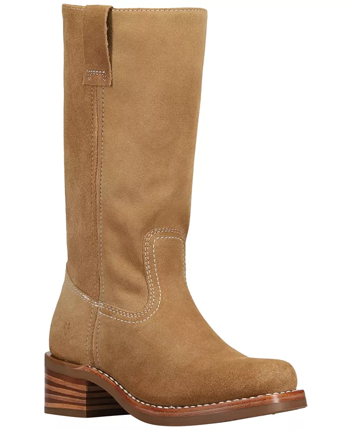 Женские сапоги Campus 12R Suede Tall Frye, загар/бежевый