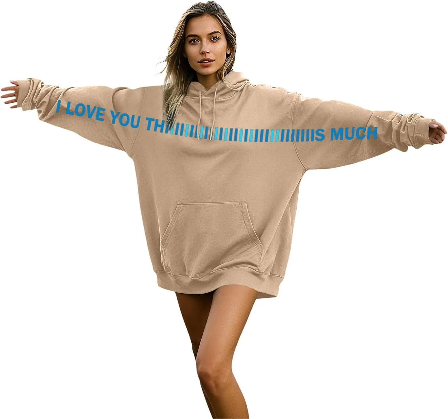 

Парные худи для влюбленных I Love You This Much