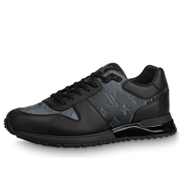 

Кроссовки run away sneakers 'black with grey monogram' Louis Vuitton, черный