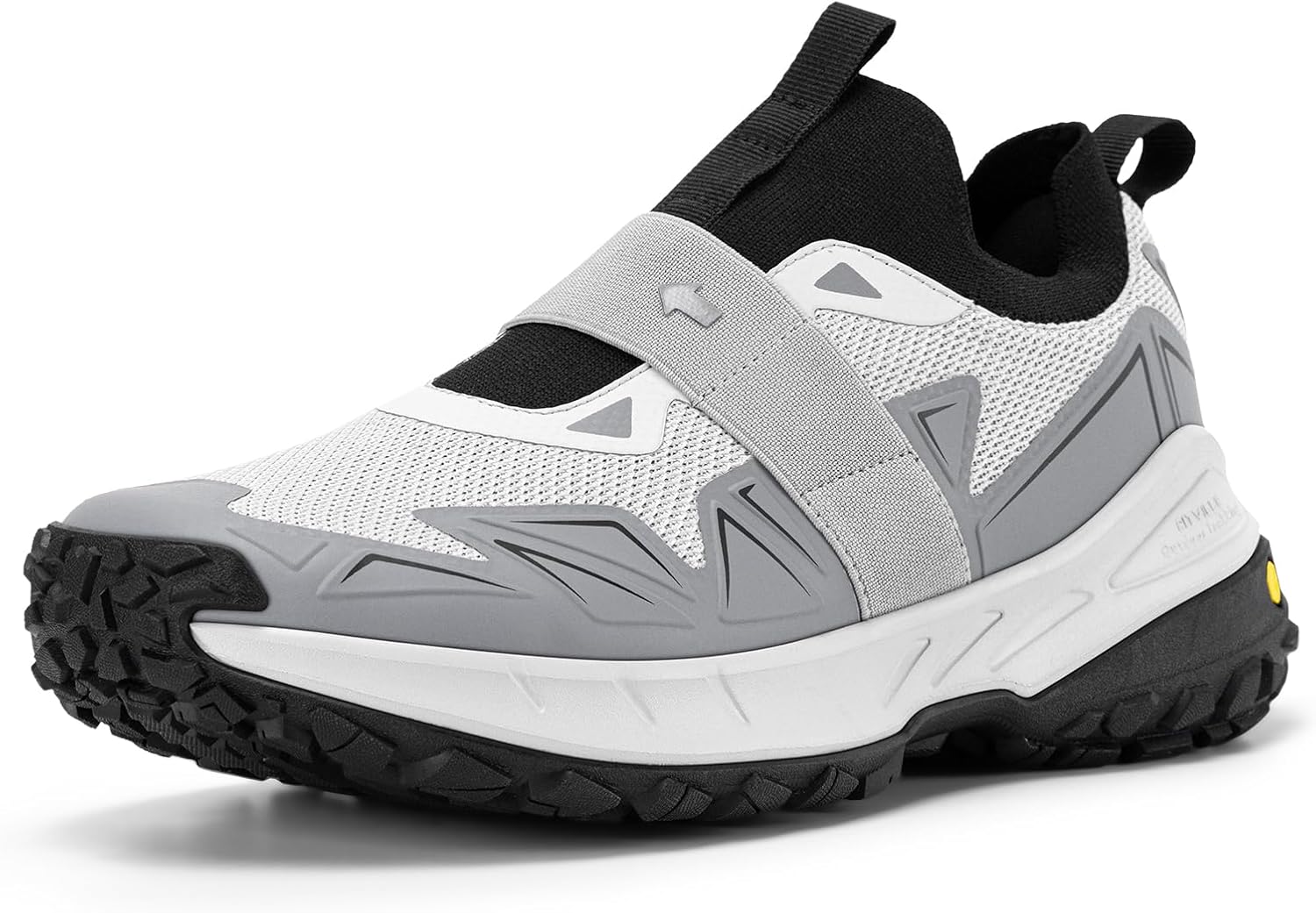 

Мужские слипоны FitVille с дополнительной шириной, удобные ортопедические кроссовки для походов с поддержкой свода стопы, противоскользящие треккинговые ботинки для прогулок, путешествий и кемпинга, серый