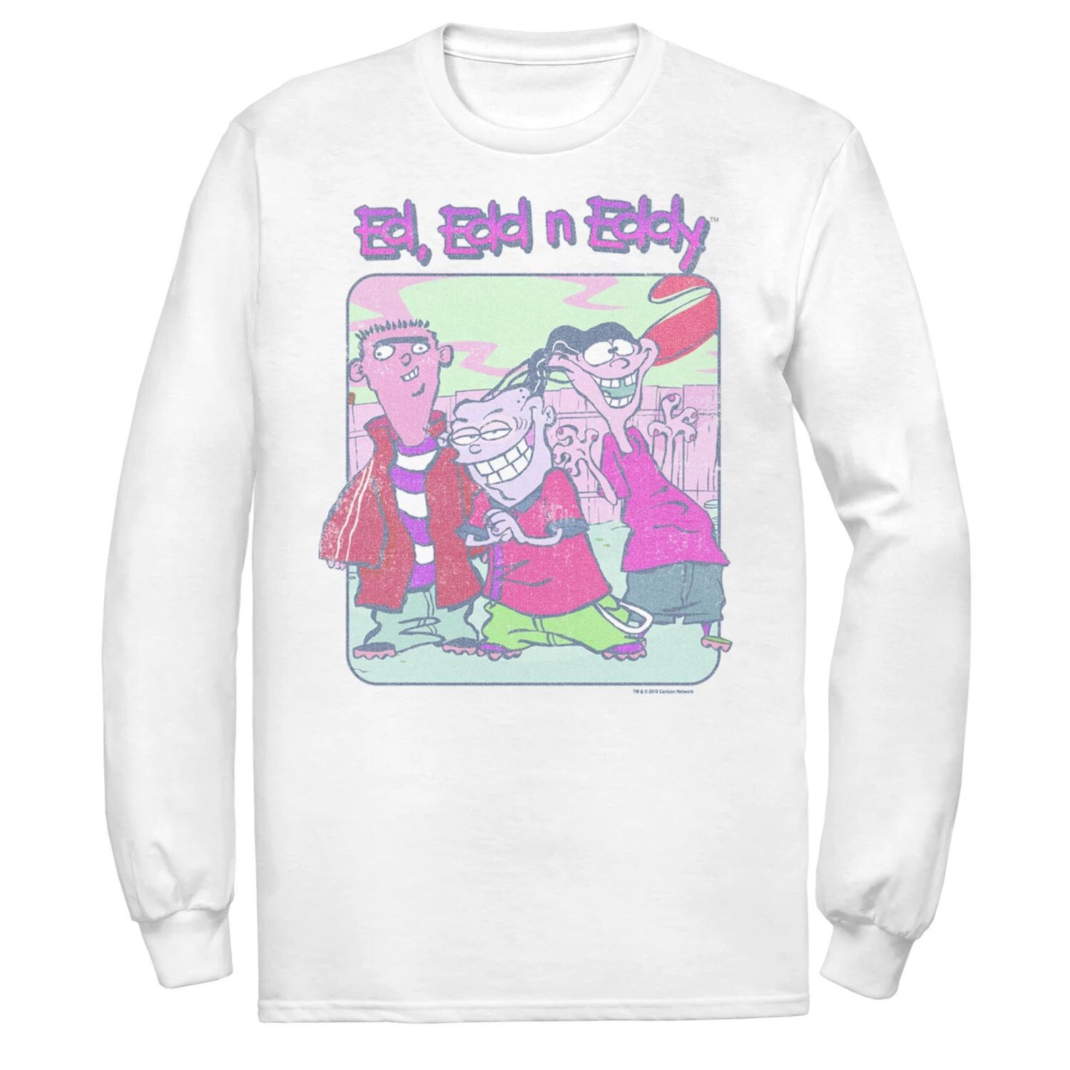 

Мужская футболка Ed, Edd n Eddy с потертым плакатом Licensed Character