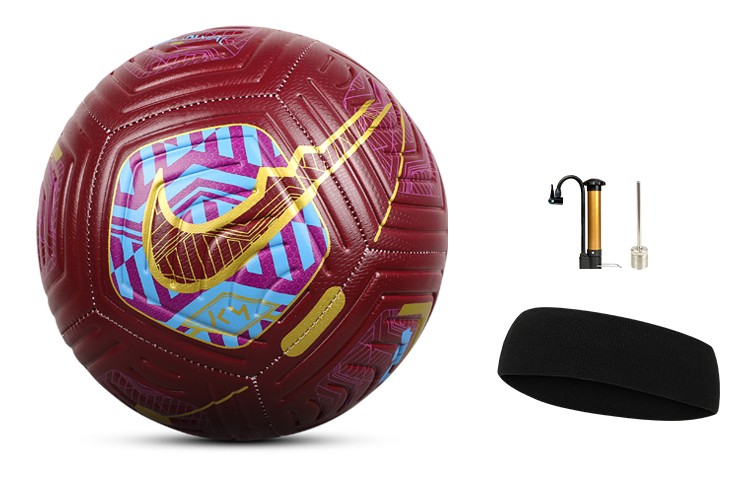 

Nike Футбольный мяч размер 5, PU, машинная строчка, унисекс, красный желтый