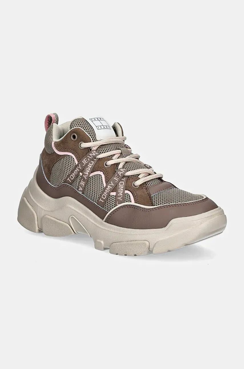 

Кроссовки Tommy Jeans TJW HYBRID RUNNER, коричневый
